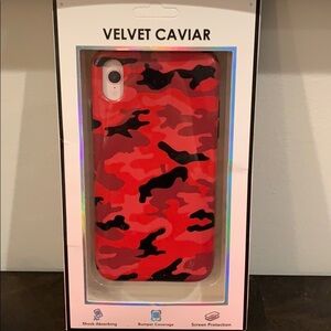 Velvet Caviar Red Camo Case (iPhone XR)